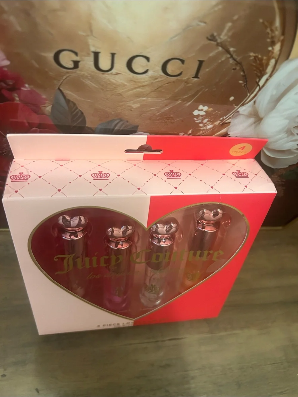 Juicy Couture 4 Piece Lovely Lip Oil Set